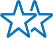 A blue star is drawn on the green background.